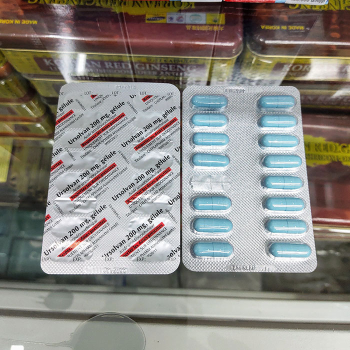 Thuốc Ursolvan 200mg, Hộp 30 viên