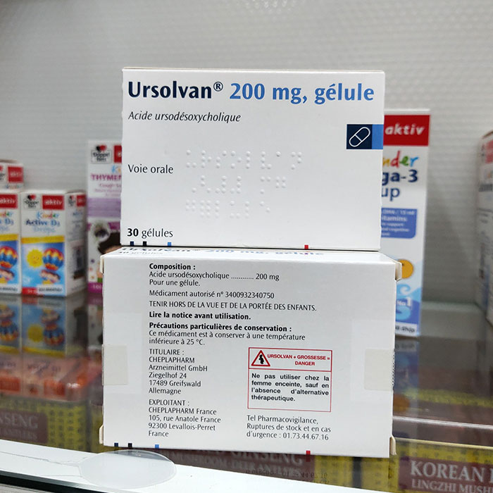 Thuốc Ursolvan 200mg, Hộp 30 viên