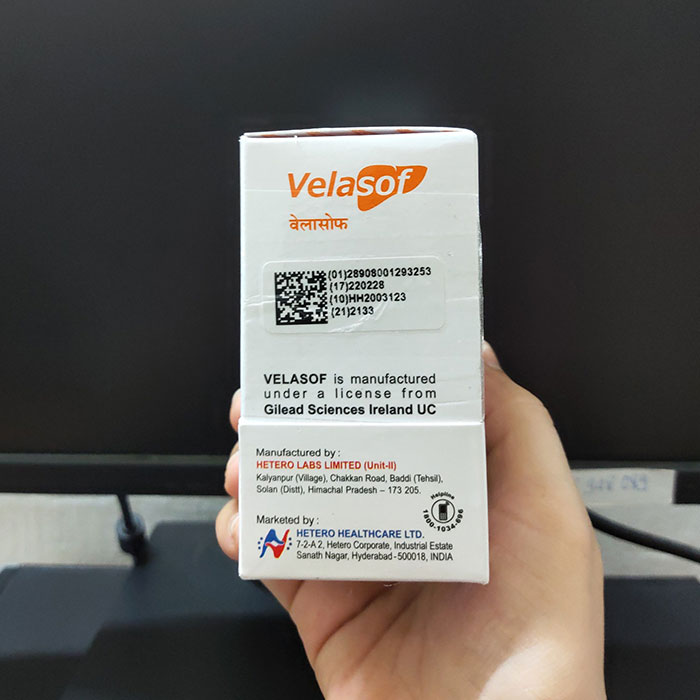 Thuốc Hetero Velasof 400mg/100mg, Hộp 28 viên