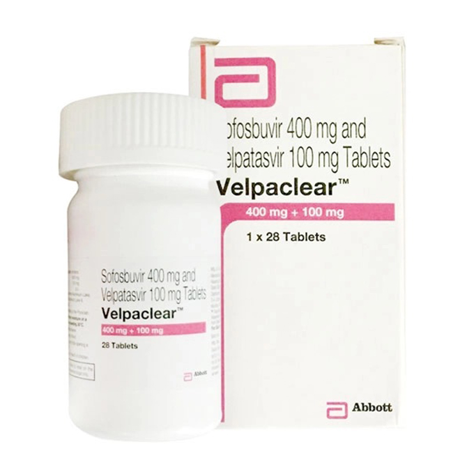 Thuốc điều trị viêm gan C Velpaclear Hộp 28 viên