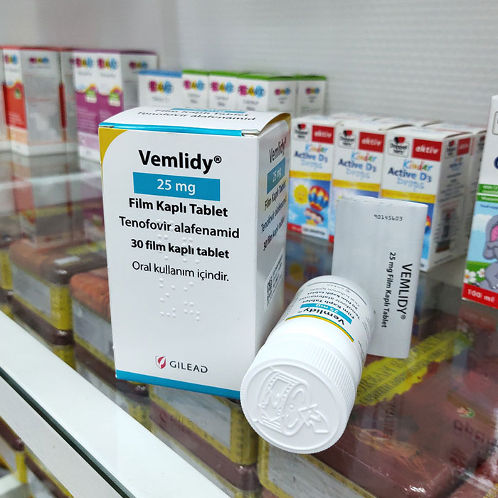 Thuốc điều trị viêm gan B Vemlidy 25mg Hộp 30 viên