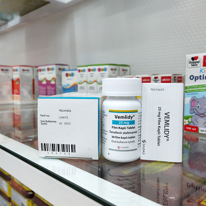 Thuốc điều trị viêm gan B Vemlidy 25mg Hộp 30 viên