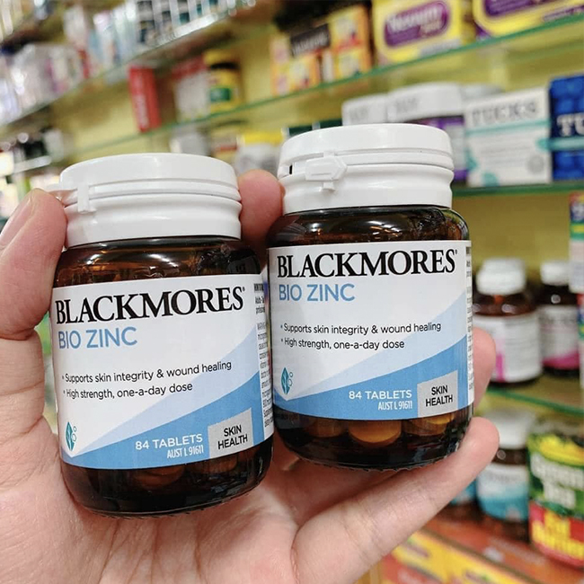 Viên uống bổ sung kẽm Blackmores Bio Zinc, hộp 84 viên