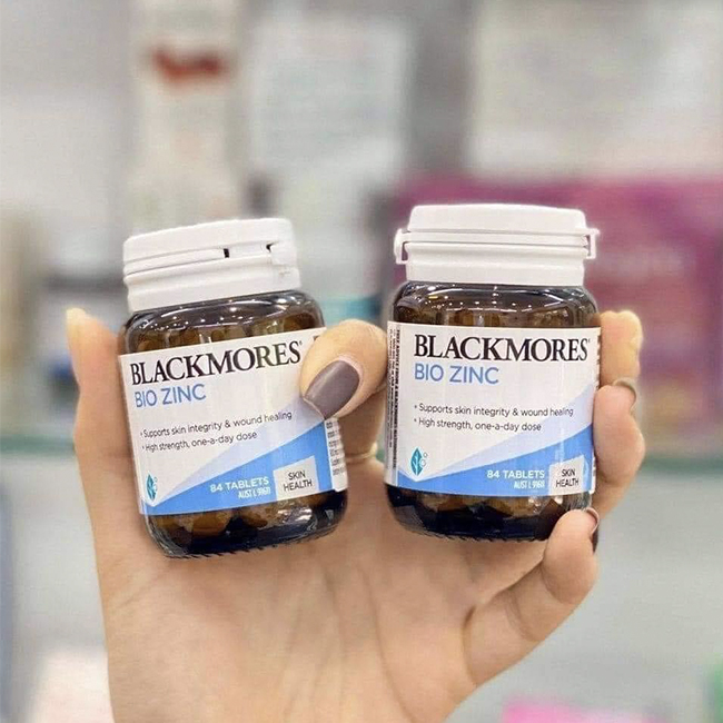 Viên uống bổ sung kẽm Blackmores Bio Zinc, hộp 84 viên