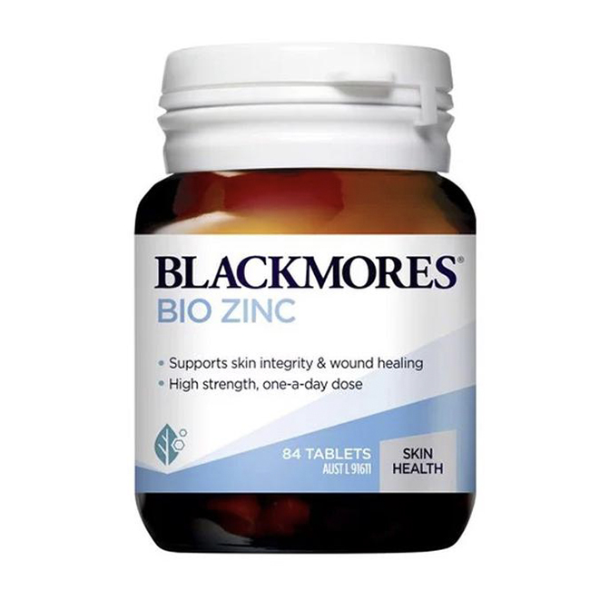 Viên uống bổ sung kẽm Blackmores Bio Zinc, hộp 84 viên