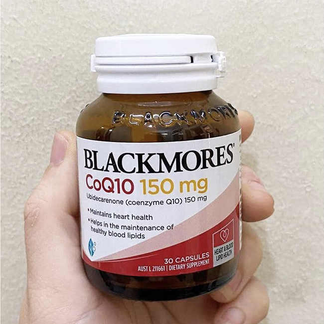 Viên uống bổ tim Blackmores CoQ10 150mg, hộp 30 viên