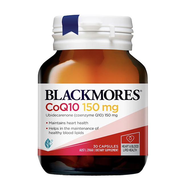 Viên uống bổ tim Blackmores CoQ10 150mg, hộp 30 viên