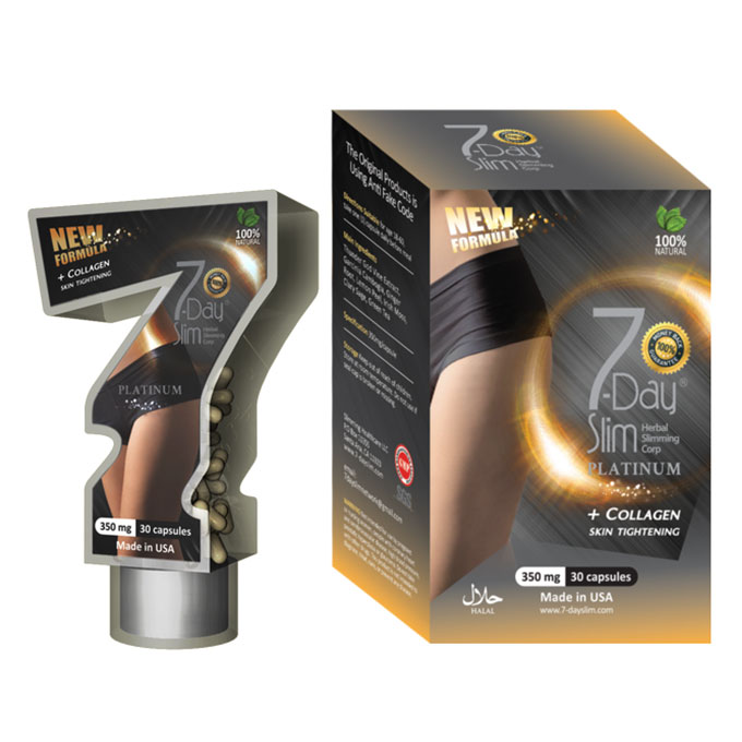 Viên uống giảm cân 7 Day Slim, Hộp 30 viên