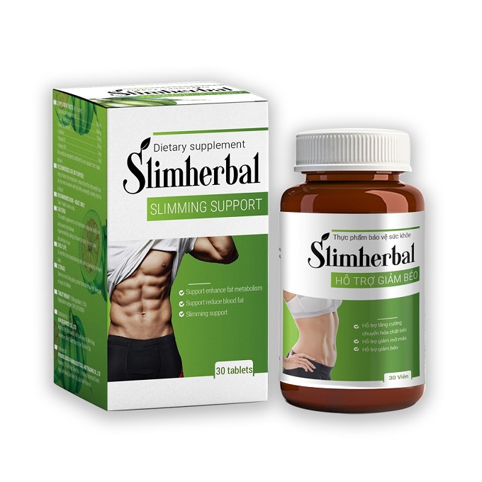 Viên uống giảm cân Slimherbal Slimming Support, Hộp 30 viên