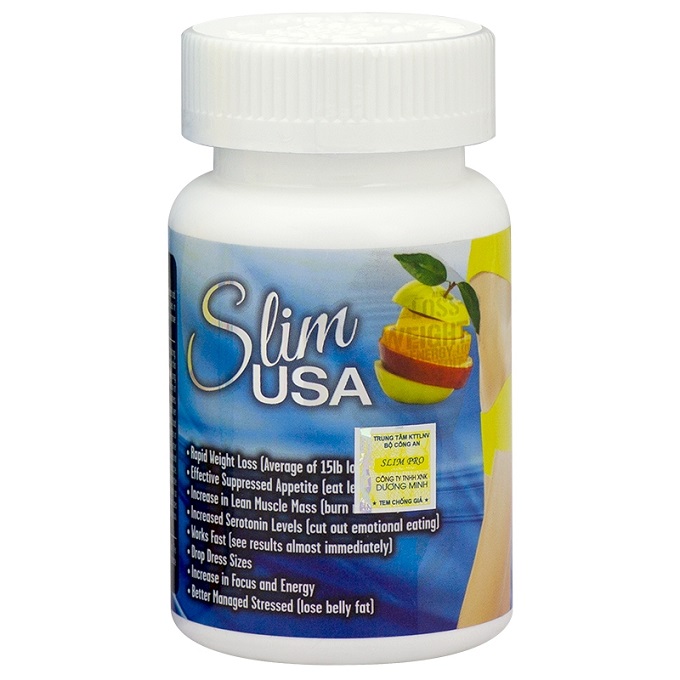 Viên uống giảm cân Slim USA, Hộp 60 viên
