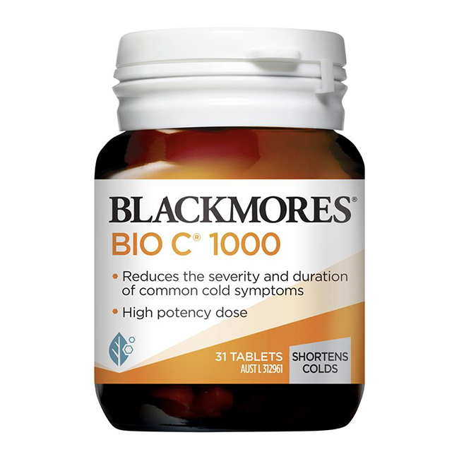 Viên uống bổ sung Vitamin C Blackmores Bio C 1000mg, hộp 31 viên