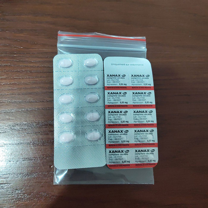 Xanax 0.5mg Pfizer 3 vỉ x 10 viên