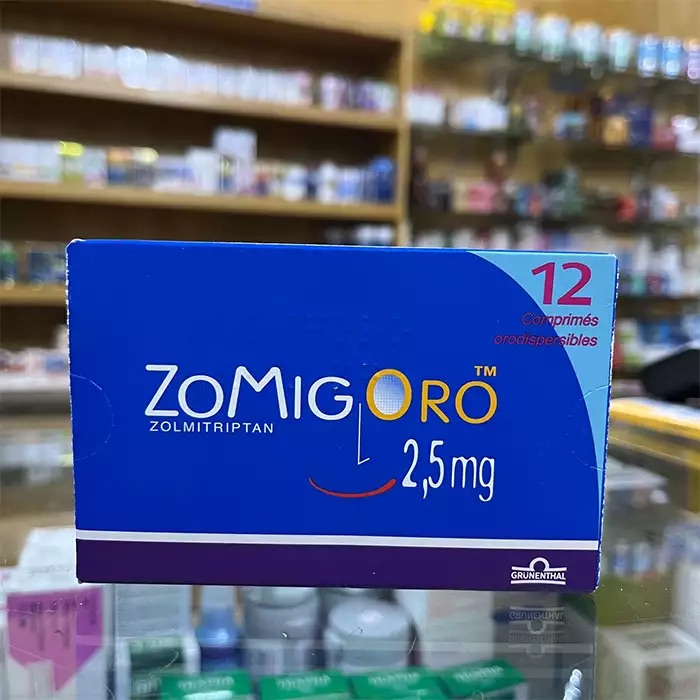 Zomig Oro 2.5mg Grunenthal 2 vỉ x 6 viên – Thuốc giảm đau, buồn nôn