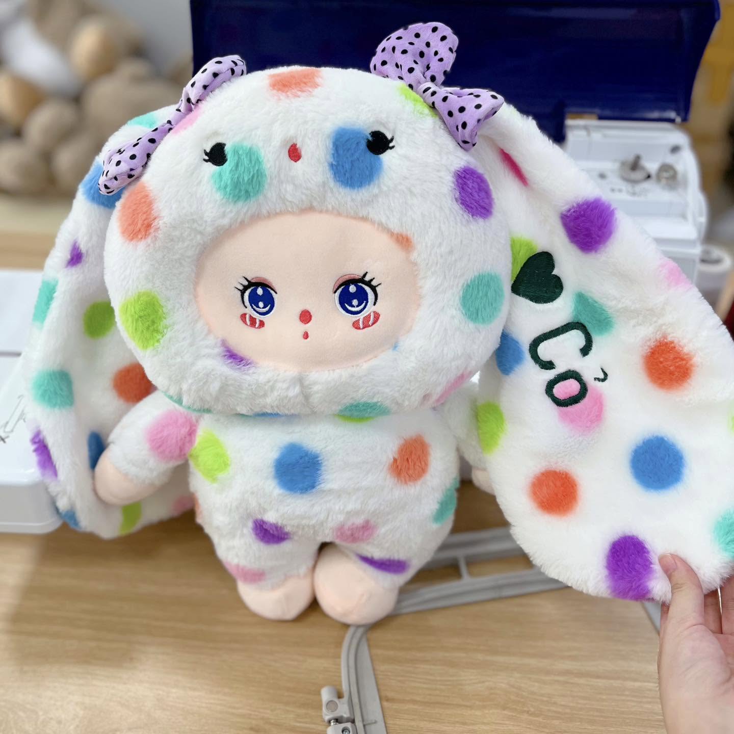 Ảnh thật thỏ bông mang tên riêng tại xưởng Meeko