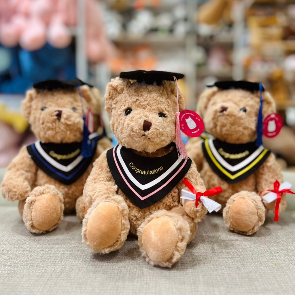 Gấu Teddy tốt nghiệp 30cm