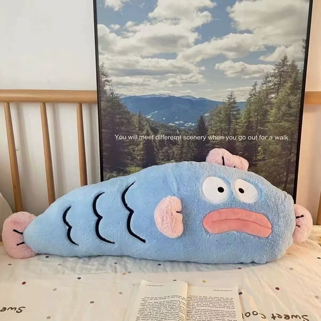 Gối ôm cá mặt hề