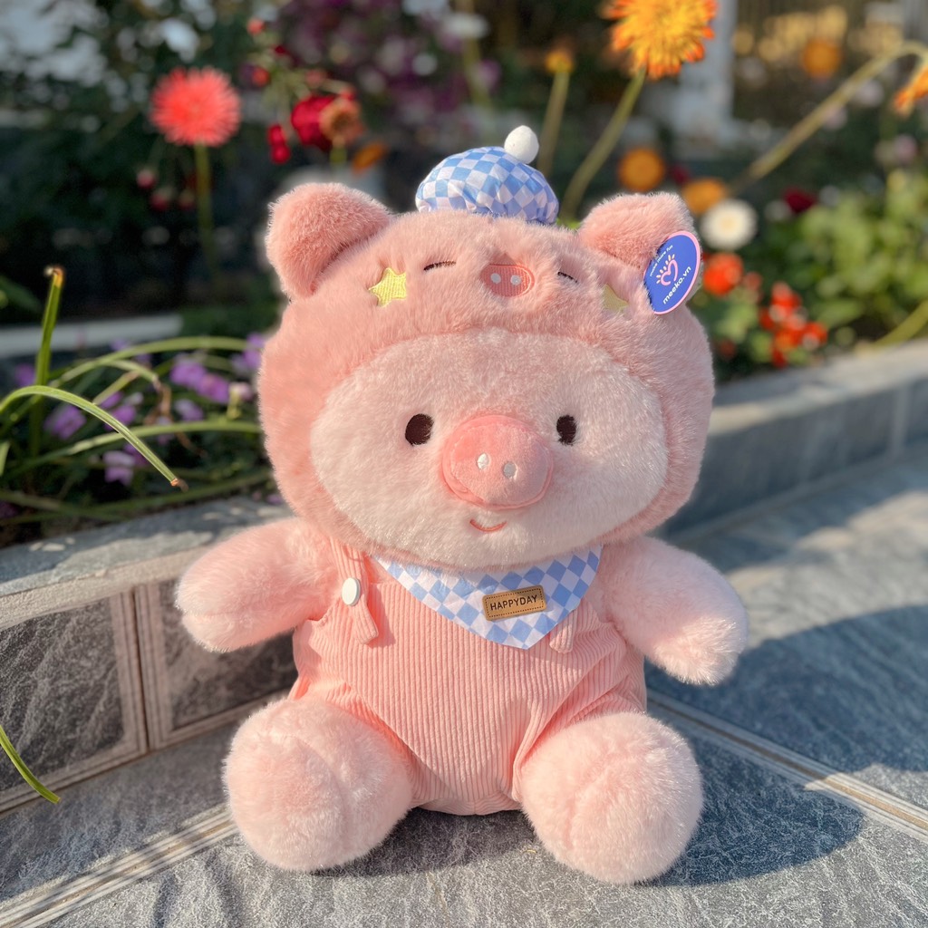 Gấu bông heo hồng Happyday