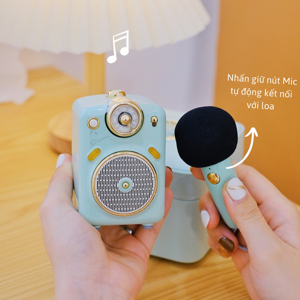 Loa Bluetooth Kiêm Mic hát Karaoke Fairy
