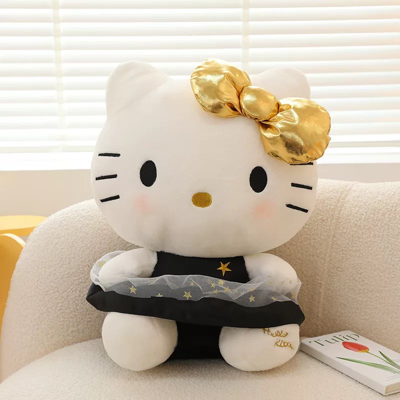 Gấu bông Hello Kitty váy đen 50cm