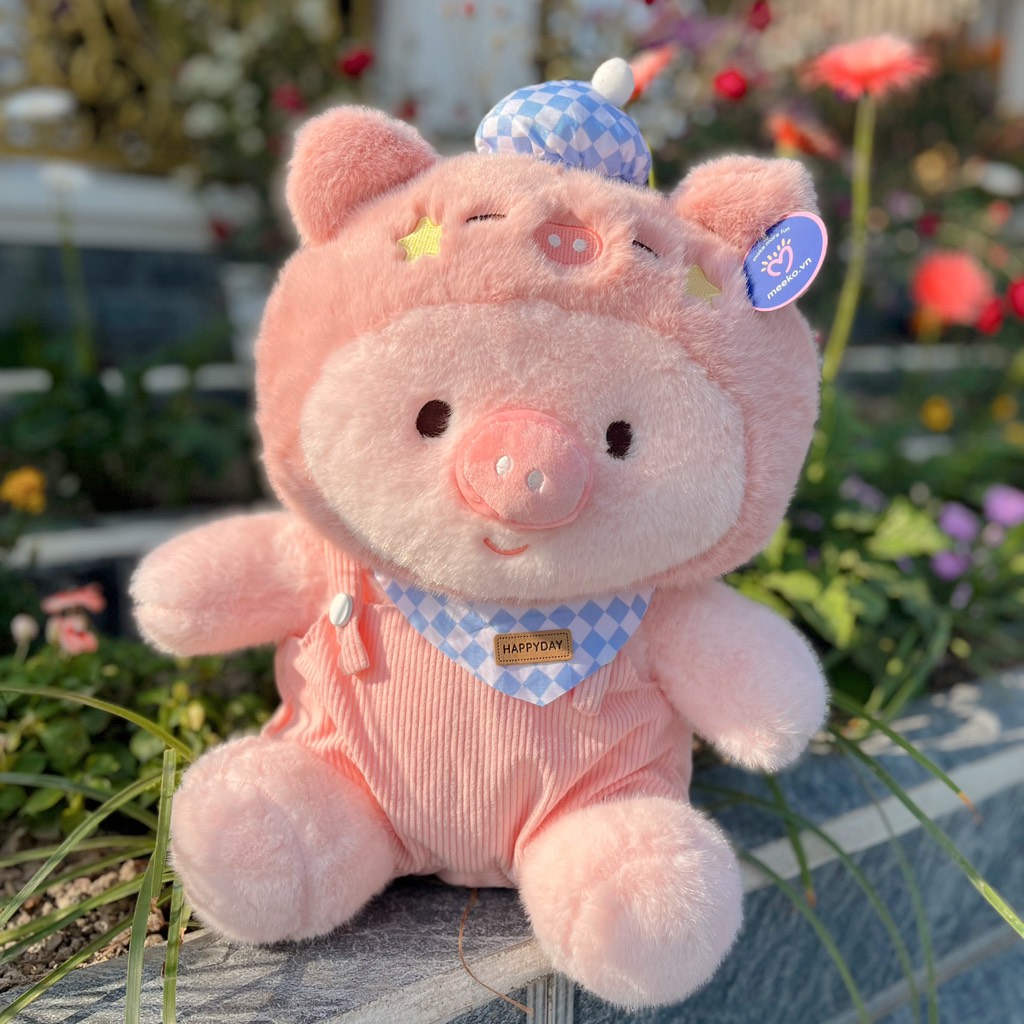 Gấu bông heo hồng Happyday