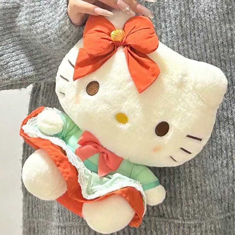 Gấu bông Hello Kitty váy xanh