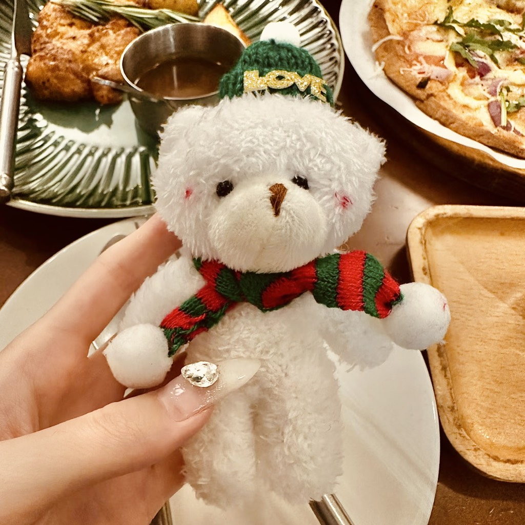 Móc khoá Teddy Noel 15cm