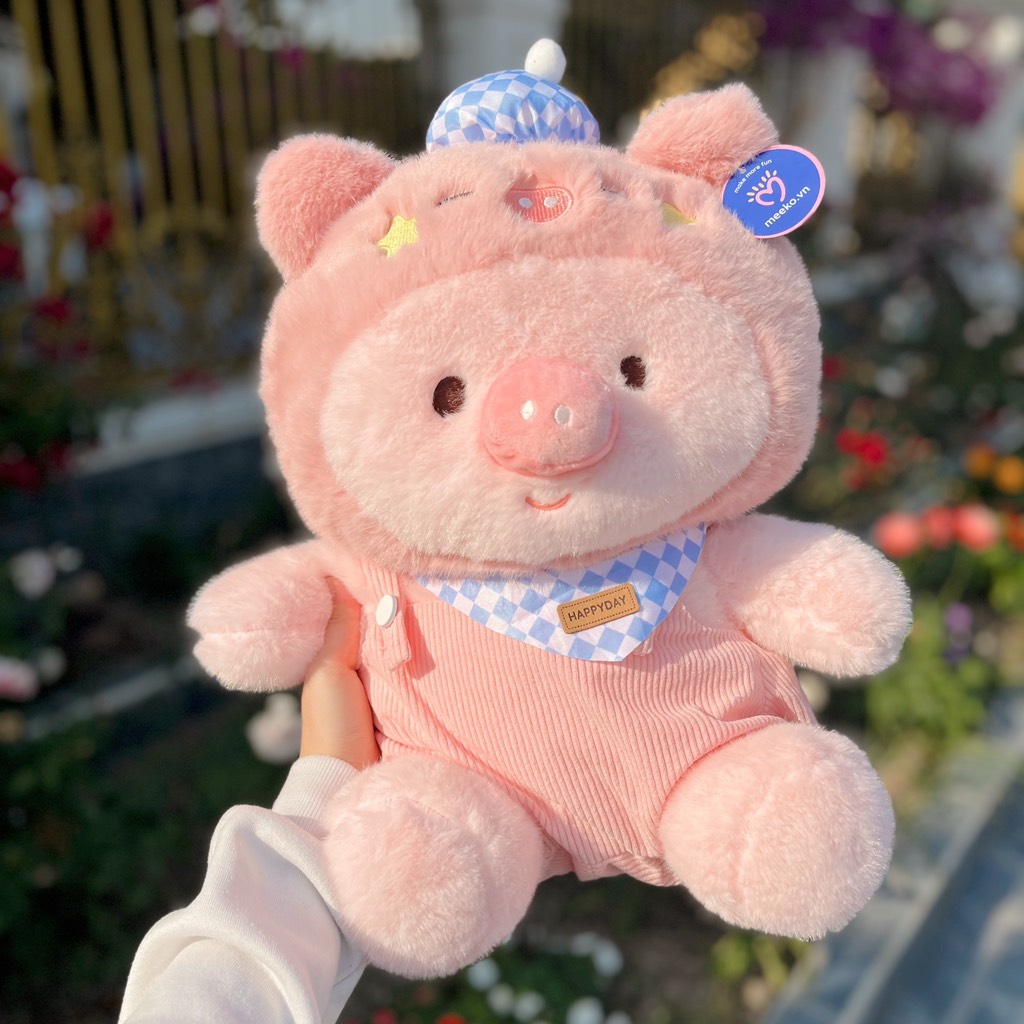 Gấu bông heo hồng Happyday