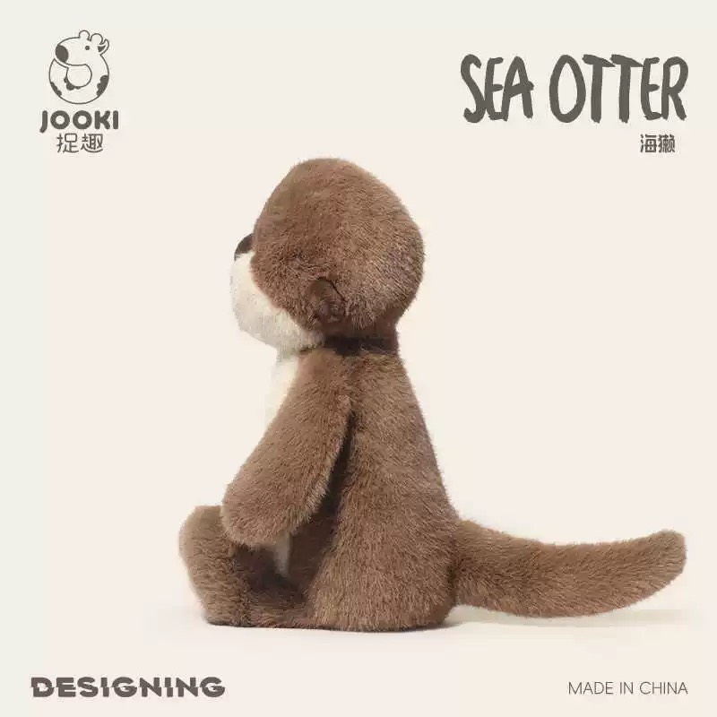 Gấu bông Rái cá nâu mềm 36cm