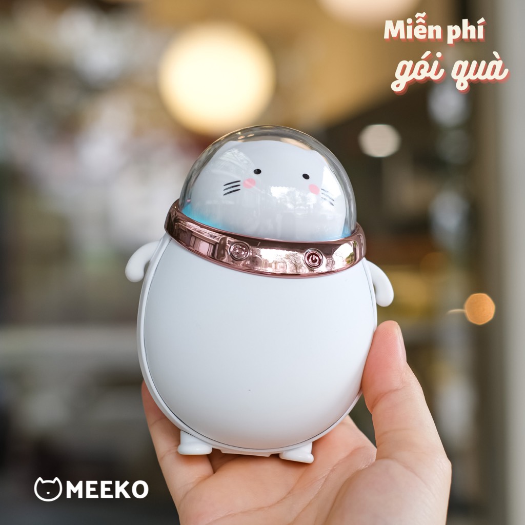 Sưởi ấm Minty Cat kiêm đèn ngủ và sạc dự phòng