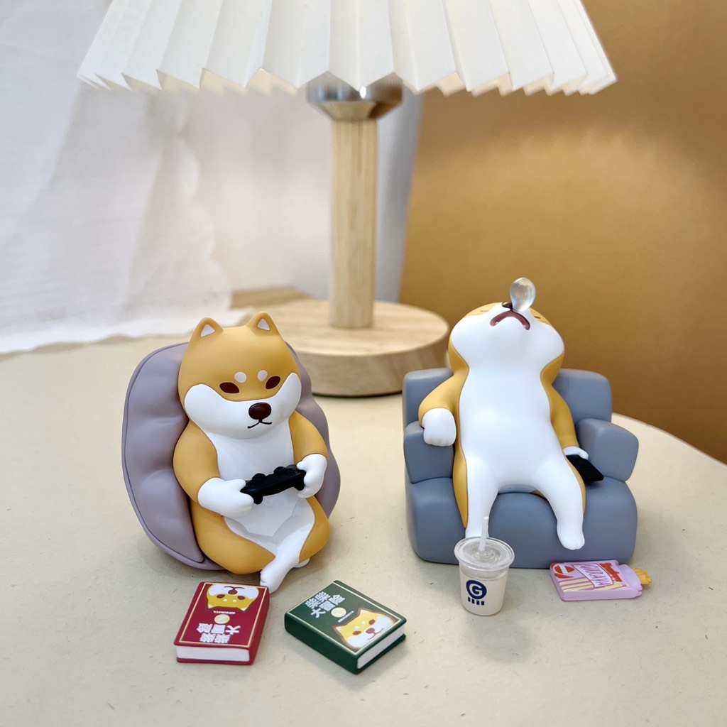 Decor Shiba phè phỡn nhìn muốn giỡn