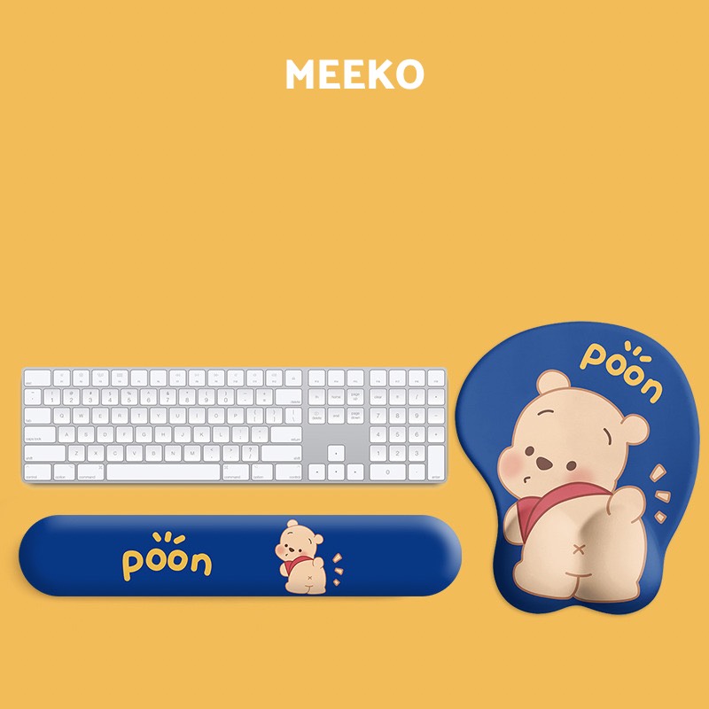 Combo lót chuột kèm kê tay Mezy Mouse