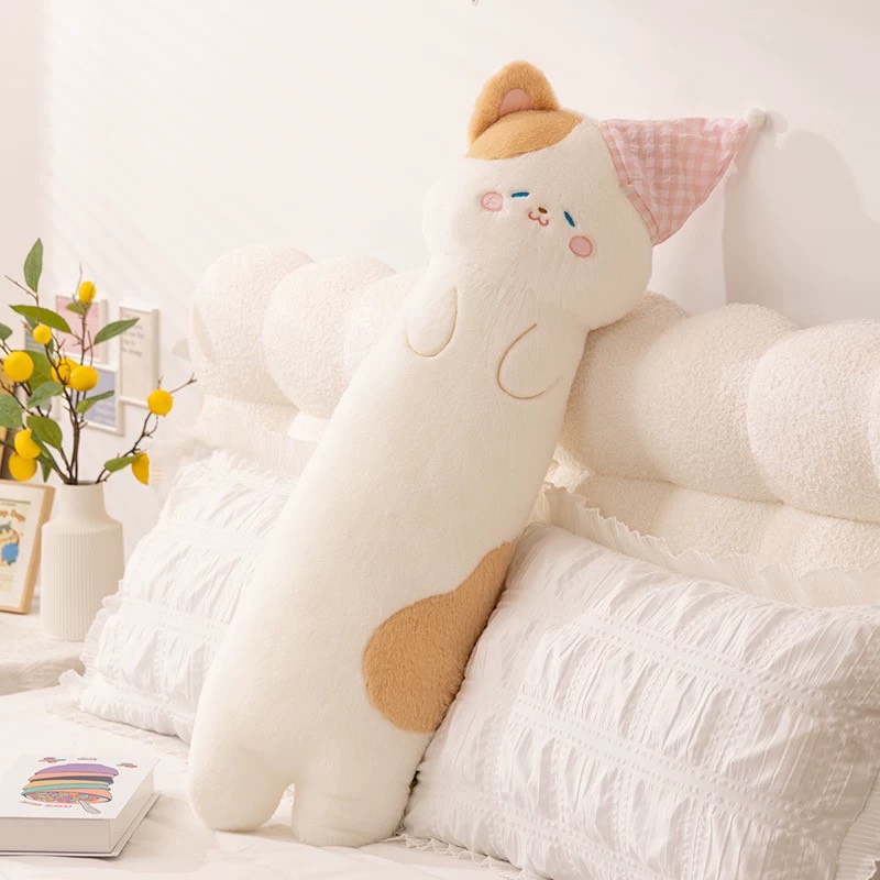 Gối ôm mèo đội mũ