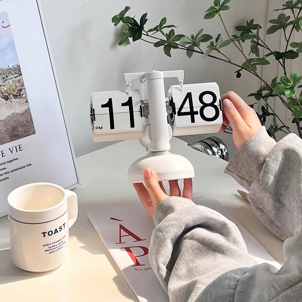 Đồng hồ lật Flip Clock Minimal