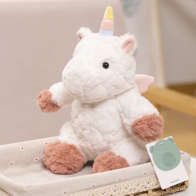 Gấu bông Kì Lân mây trắng 40cm