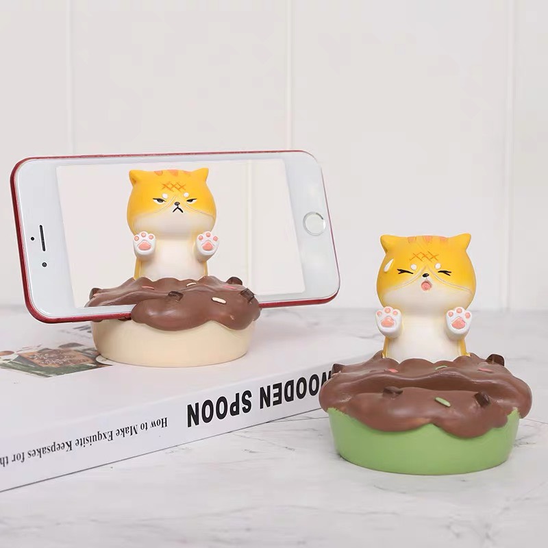 Giá đỡ điện thoại Donut Cat