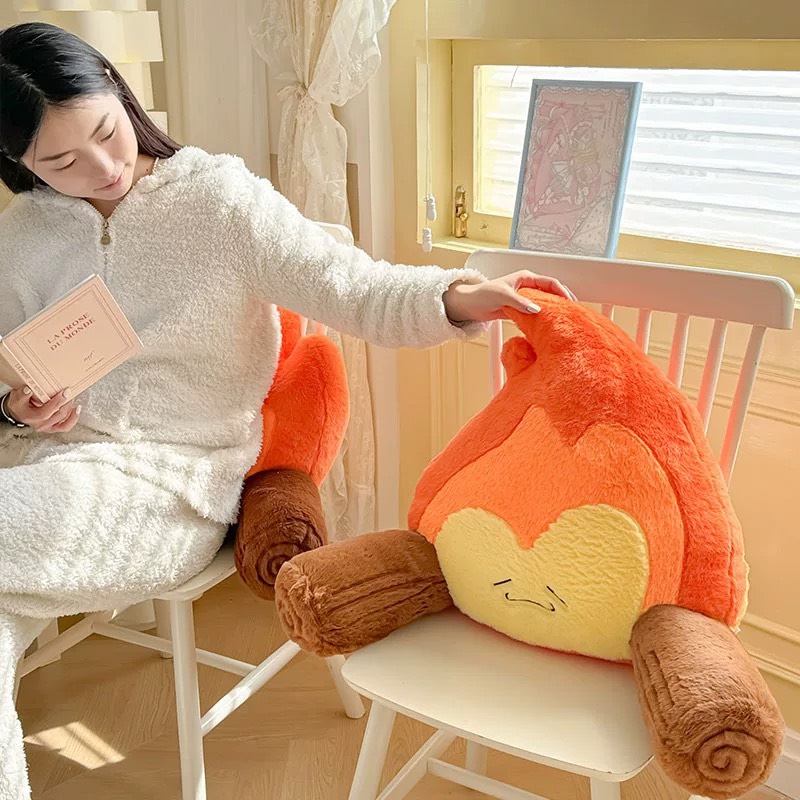 Gấu bông tựa lưng lửa Calcifer