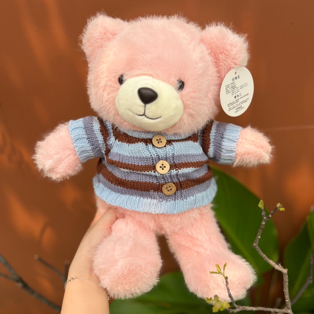 Gấu teddy áo len kim