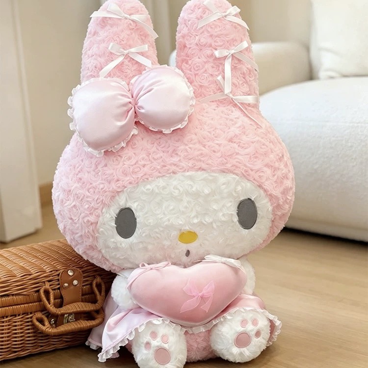 Gấu bông Melody ôm tim