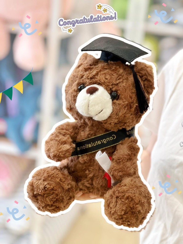 Gấu Teddy Lucky tốt nghiệp