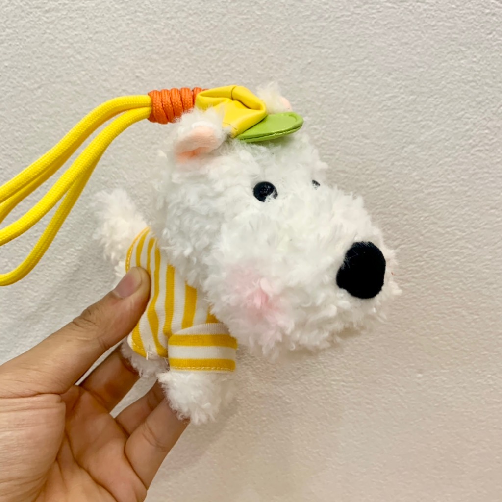Móc khoá cún trắng Puppy iu