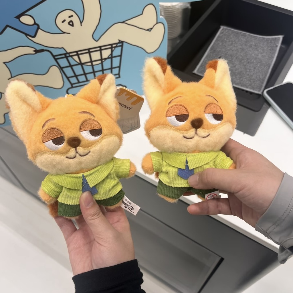 Móc khoá cáo thỏ Nick & Judy