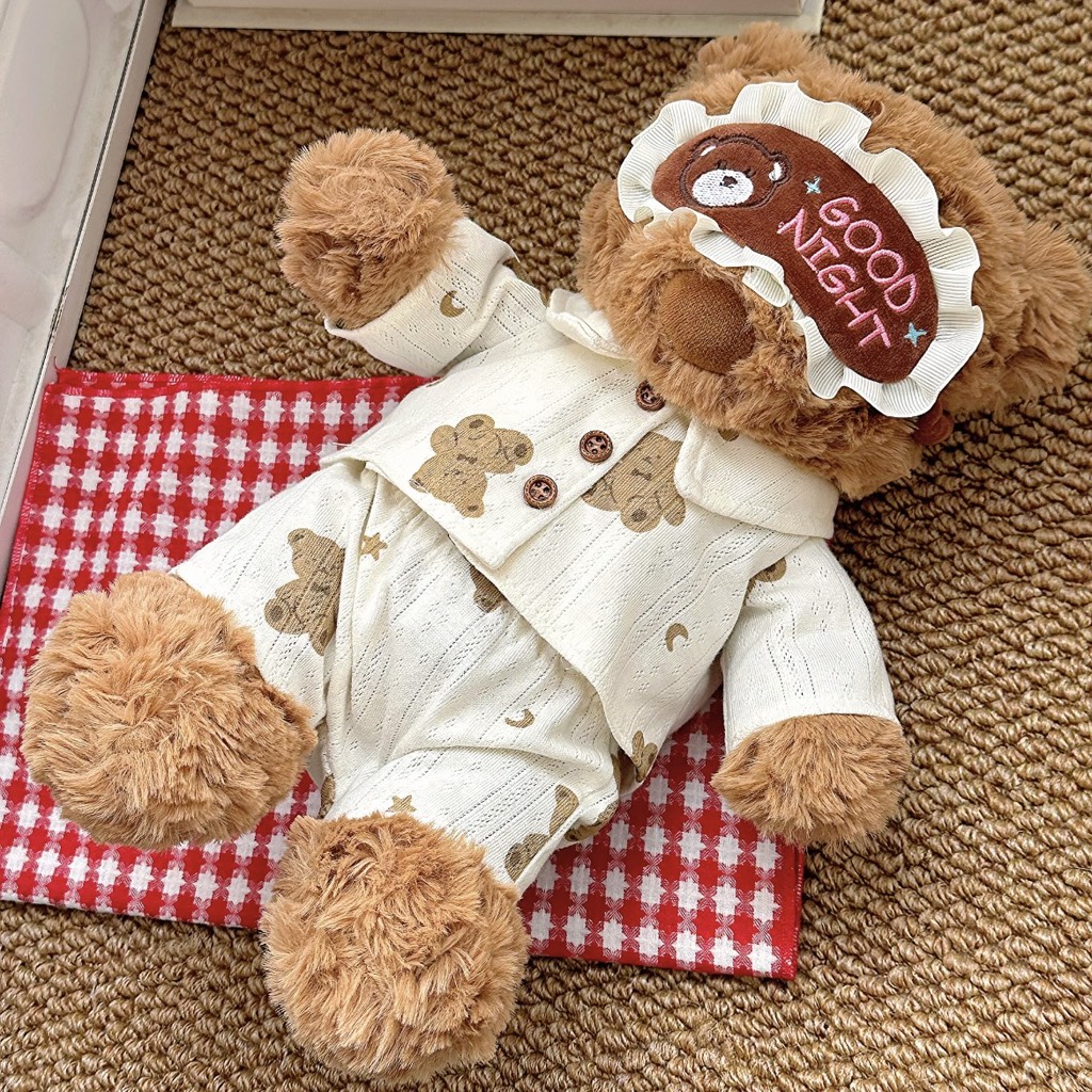 Gấu bông Ryan mặc Pyjama cao cấp 30cm
