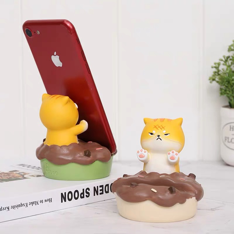 Giá đỡ điện thoại Donut Cat