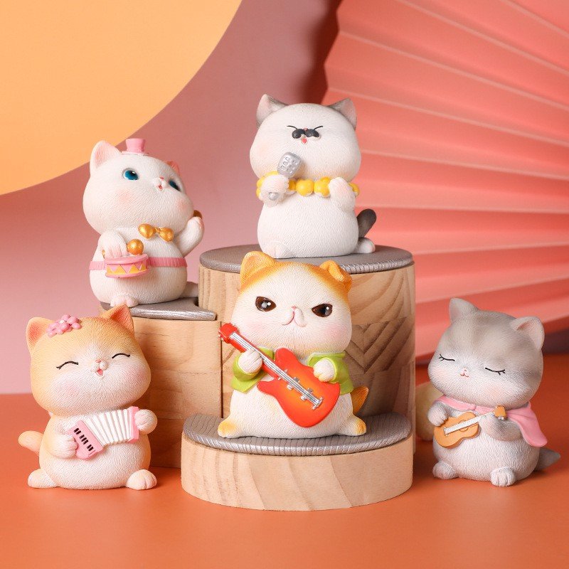 Decor mèo ban nhạc Kara Chacha Meow