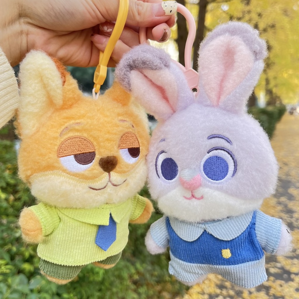 Móc khoá cáo thỏ Nick & Judy
