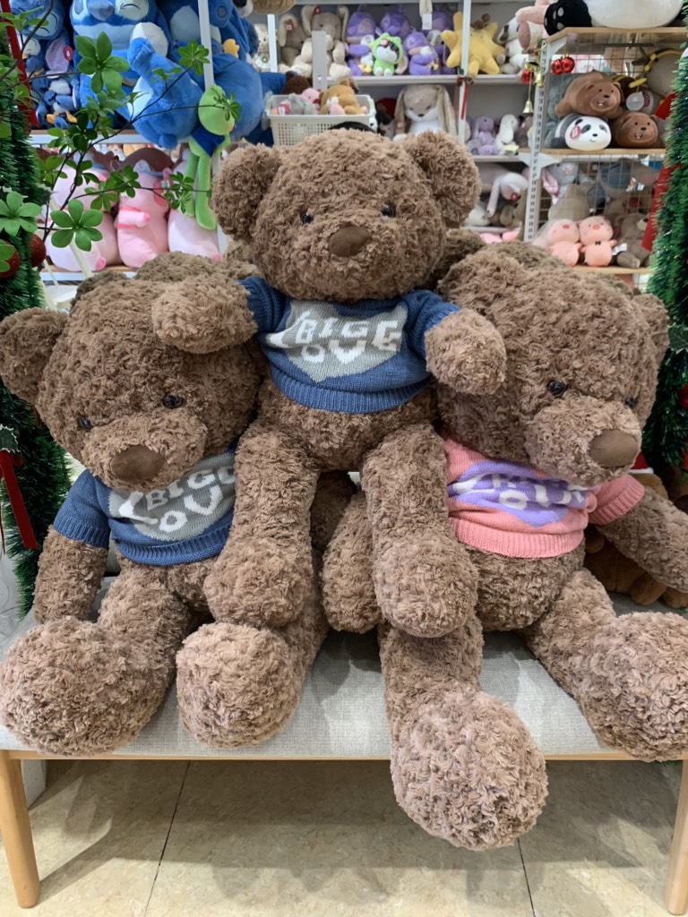 Gấu bông Teddy nâu Big Love