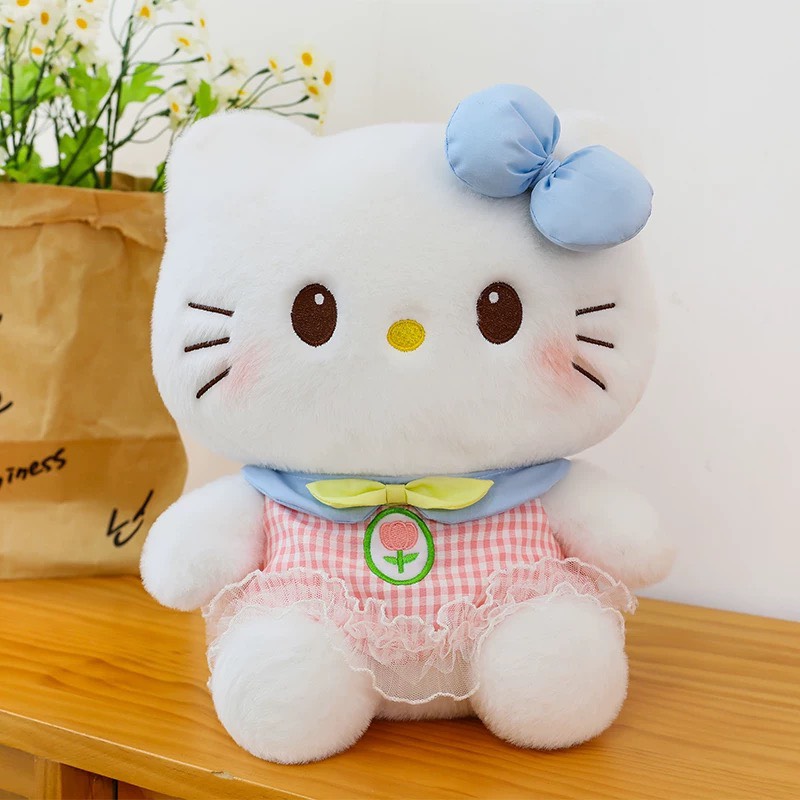 Hello kitty váy bông hoa