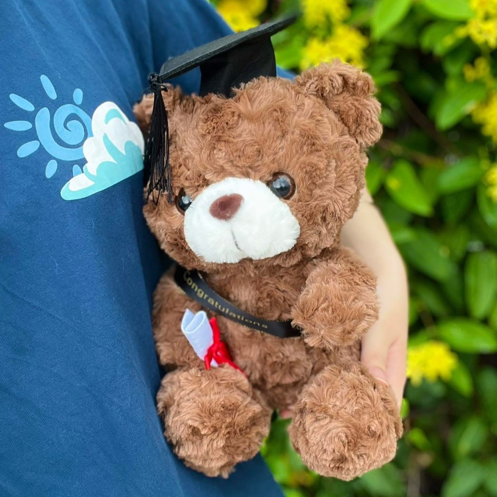 Gấu Teddy Lucky tốt nghiệp