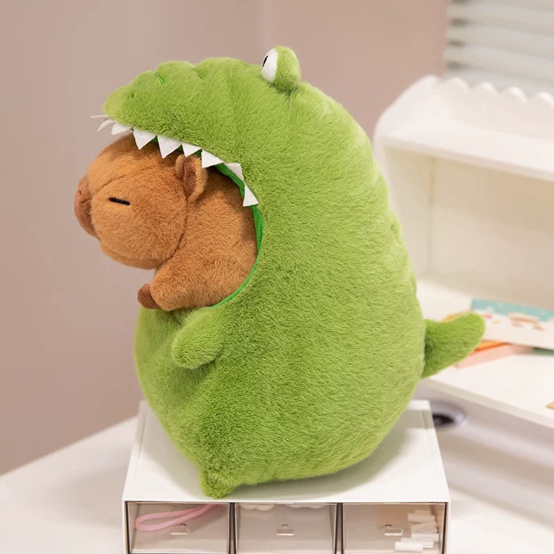 Gấu bông Capybara cá sấu