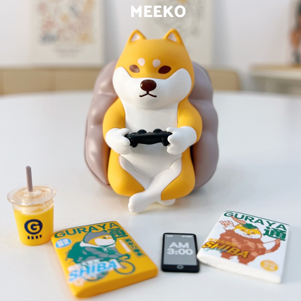 Decor Shiba phè phỡn nhìn muốn giỡn
